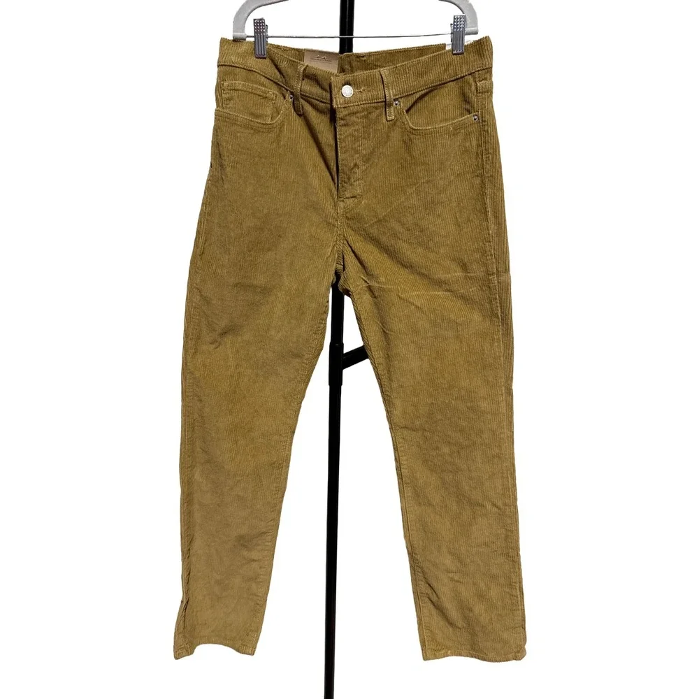 Levi's 314 Shaping Straight‎ Corduroy Pants Tan Size 32x30 NWT Mid Rise Men's